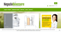 Desktop Screenshot of negoziobenessere.it